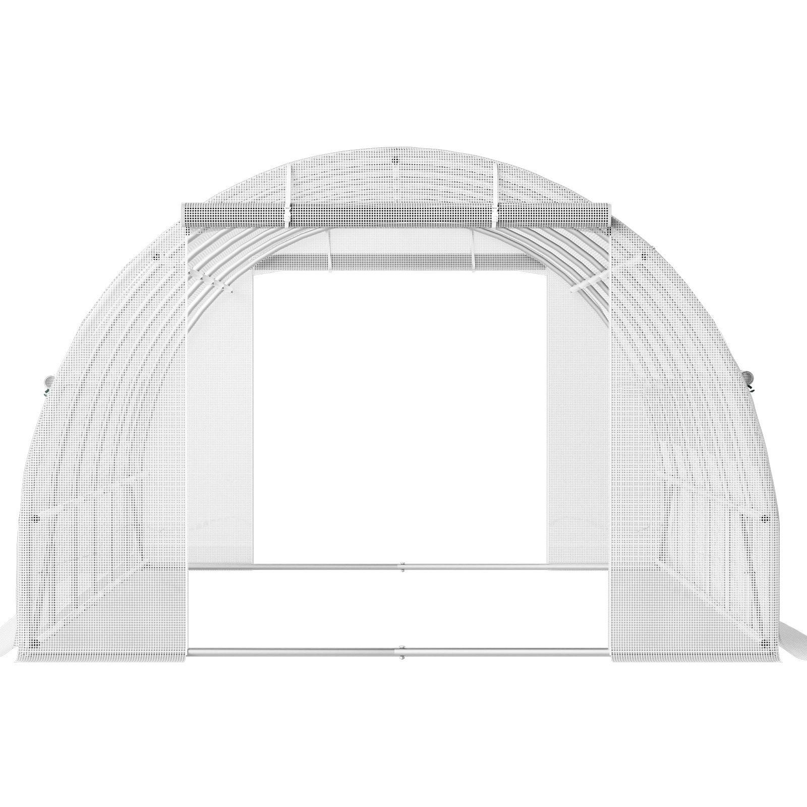 Walk-in Tunnel Greenhouse With Galvanized Steel Frame And Windows_voghion.com